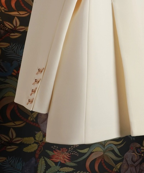 「SMILE ORCHID」 テーラードジャケット L アイボリー レディース_画像8