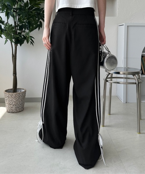 「sedacle girl」 スラックス MEDIUM ブラック レディース_画像4