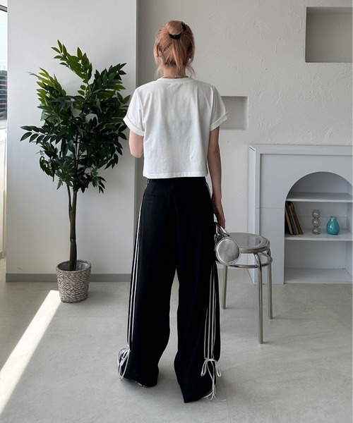 「sedacle girl」 スラックス MEDIUM ブラック レディース_画像6