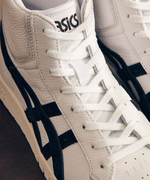 ASICS（アシックス） ハイカットスニーカー 24.5 ホワイト×ブラック