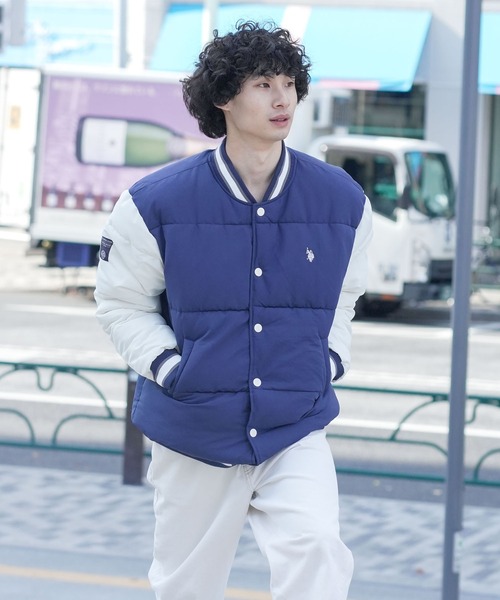 U.S. POLO ASSN.（ユーエスポロアッスン） スタジャン 」パデッド