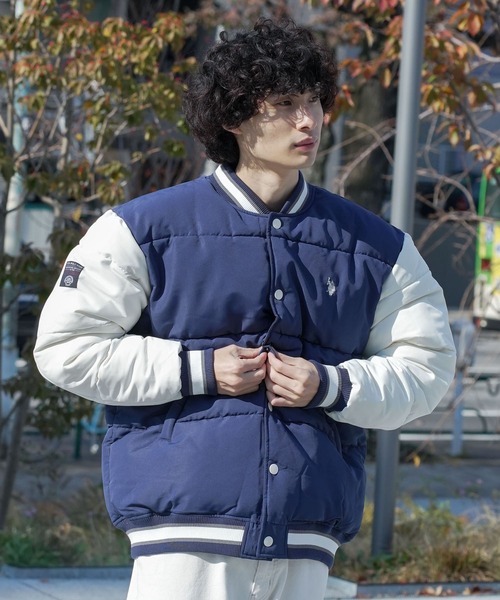 U.S. POLO ASSN.（ユーエスポロアッスン） スタジャン 」パデッド