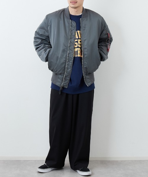 タグ付 未使用 アルファインダストリーズ ジャケット コート アウター グレー Alpha Industries（アルファ・インダストリーズ） ミリタリー