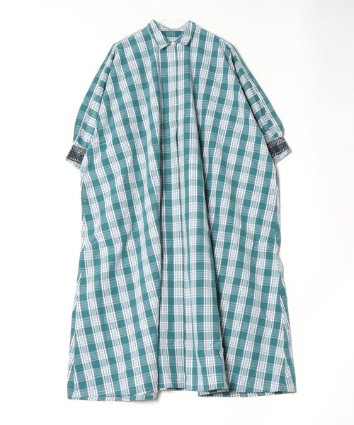 NE QUITTEZ PAS!（ヌキテパ） 7分袖ワンピース ONE SIZE グリーン