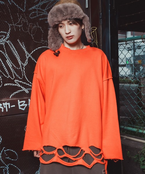 LAYAS/レイヤーズ】ダメージフウスウェット ジャーナルスタンダード LAYASダメージフウスウェット - メルカリ