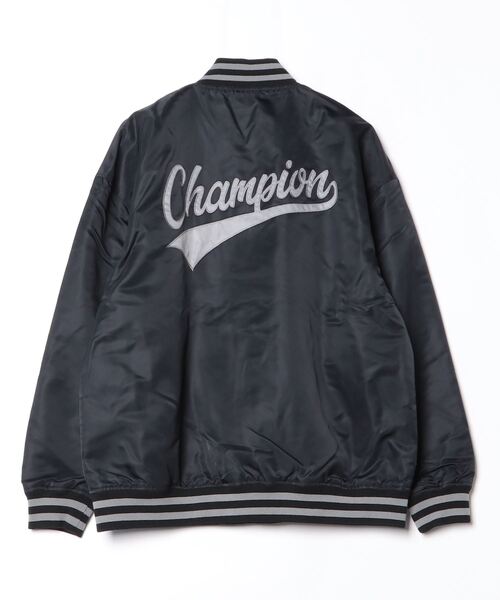 Champion（チャンピオン） スタジャン X-LARGE ブルー メンズ