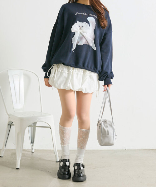 「OLIVE des OLIVE」 トートバッグ FREE サックスブルー レディース_画像2