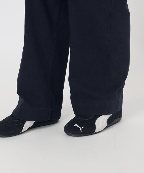 FRAMeWORK（フレームワーク） チノパン BURK 別注 ガチャベルト付き