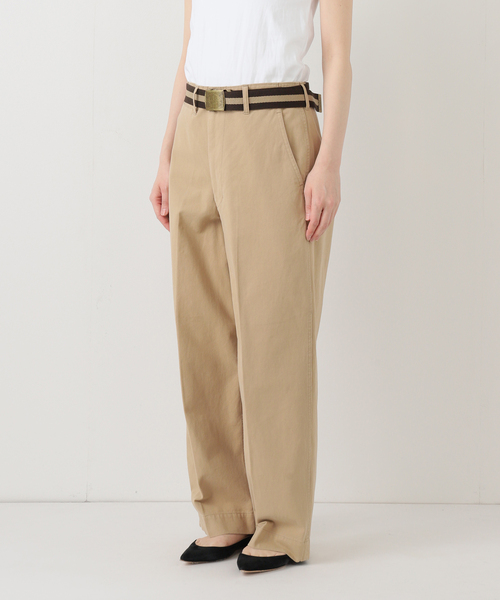 FRAMeWORK（フレームワーク） チノパン BURK 別注 ガチャベルト付き