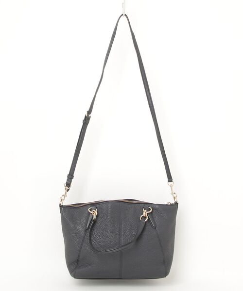 希少⭐︎OLD COACH マディソン イタリア製 ネイビー 2wayハンドバッグ COACH（コーチ） ワンポイント2WAYバッグ - ネイビー レディース