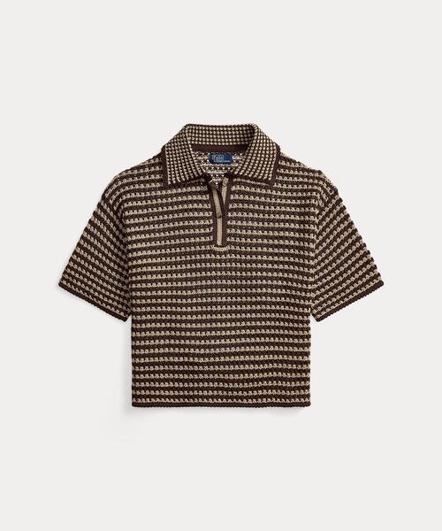 23SS 現行 ポロラルフローレン ニット ポロシャツ ストライプ POLO RALPH LAUREN（ポロ・ラルフローレン） ニット セーター