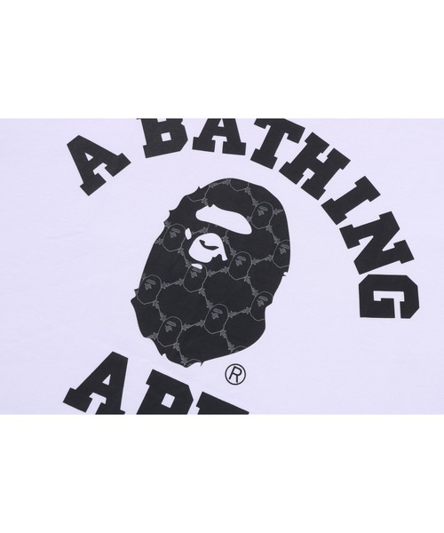 「A BATHING APE」 半袖Tシャツ - ホワイト メンズの画像