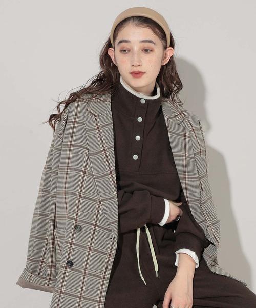 「GEORGE'S」 スウェットカットソー MEDIUM ネイビー レディース_画像6