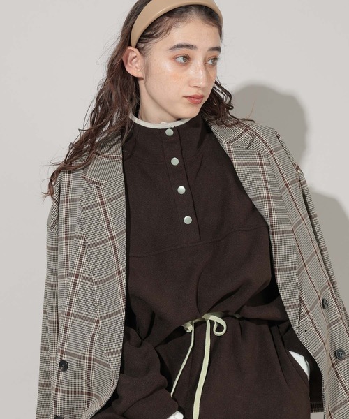 「GEORGE'S」 スウェットカットソー MEDIUM ネイビー レディース_画像8