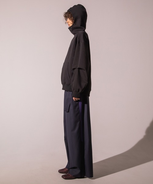 「AULA AILA」 プルオーバーパーカー 0 オフホワイト レディース_画像3