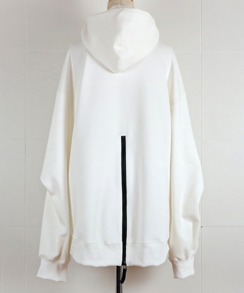 「AULA AILA」 プルオーバーパーカー 0 オフホワイト レディース_画像6