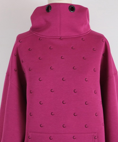 「AULA AILA」 プルオーバーパーカー 0 オフホワイト レディース_画像8