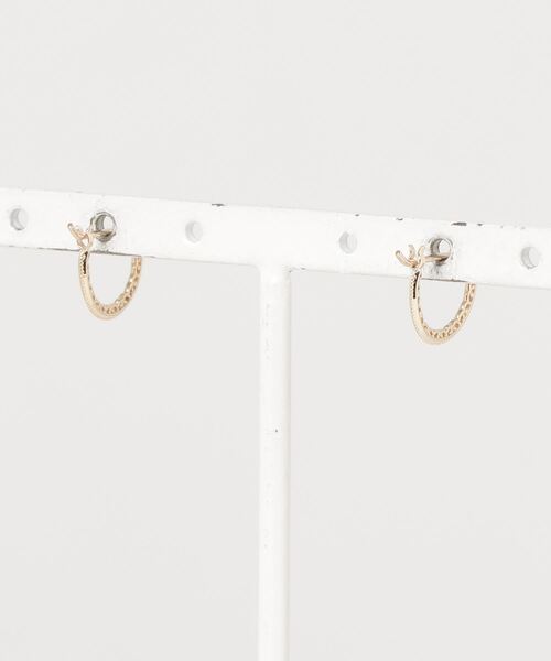 「agete」 ピアス（両耳用） FREE イエローゴールド レディース_画像2