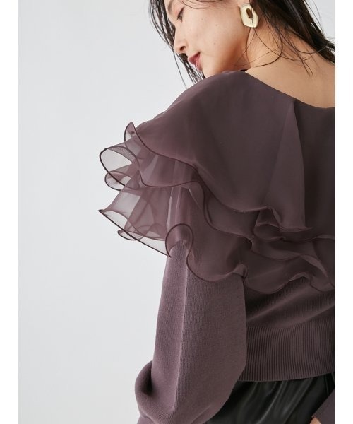 「FRAY I.D」 長袖ニット FREE モカ レディース_画像8