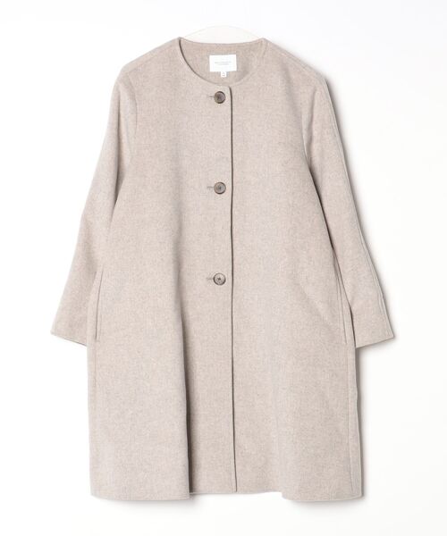 BEAUTY＆YOUTH UNITED ARROWS ノーカラーコート S ベージュ レディース