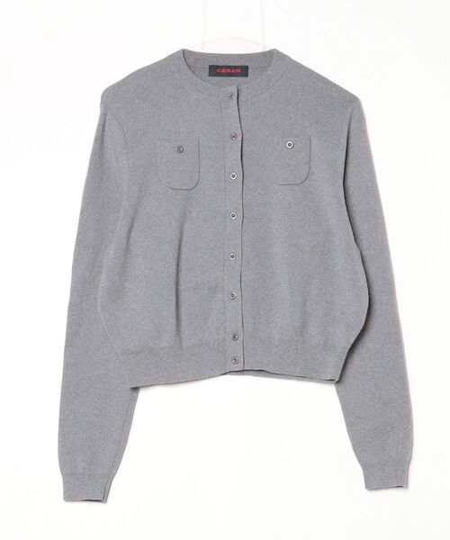 CABaN（キャバン） ニットカーディガン S グレー レディース