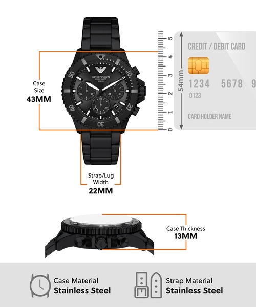 EMPORIO ARMANI 腕時計 エンポリオ・アルマーニ メンズ アナログ