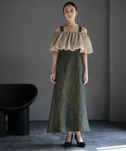 「GIRL」 ドッキングワンピース L ブラック レディース_画像3