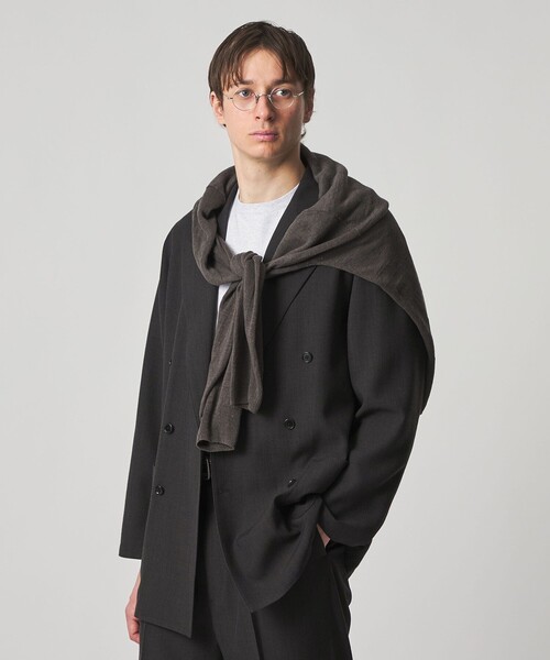 Steven Alan ダブルテーラードジャケット ブラック STEVEN ALAN（スティーブンアラン） ジャケット テーラードジャケット