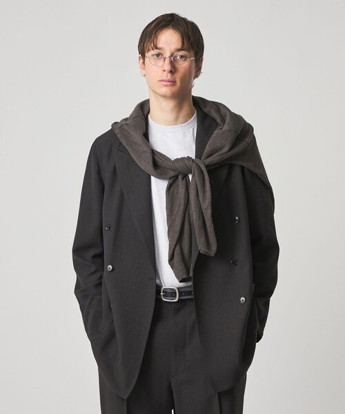 極美品 スティーブンアラン ダブルブレスト ダークグレー XL STEVEN ALAN（スティーブンアラン） ジャケット テーラードジャケット