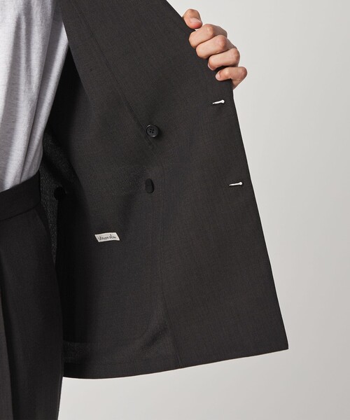 Steven Alan ダブルテーラードジャケット ブラック STEVEN ALAN（スティーブンアラン） ジャケット テーラードジャケット