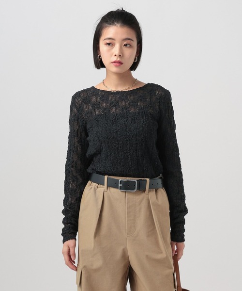 BAYFLOW（ベイフロー） tシャツ カットレースロングスリーブT