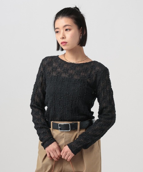 BAYFLOW（ベイフロー） tシャツ カットレースロングスリーブT