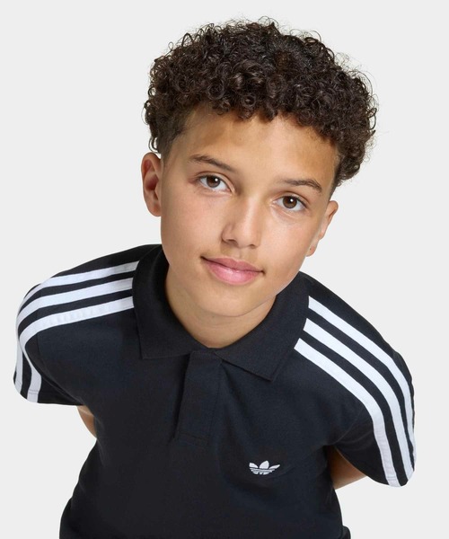 adidas（アディダス） ポロシャツ スリーストライプス 半袖ポロTシャツ