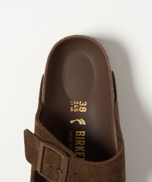 未使用　ビルケンシュトック　ダンディー 38 24.5 ブラウン　スエード BIRKENSTOCK（ビルケンシュトック） サンダル 「別注」「BIRKENSTOCK