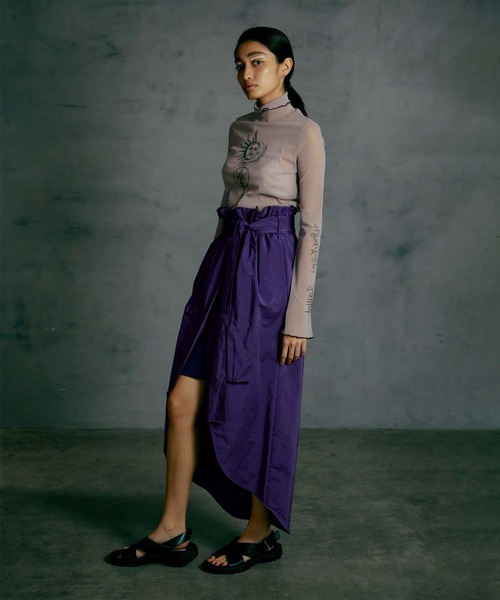 「THINGS THAT MATTER」 スカート 2 パープル レディース_画像7