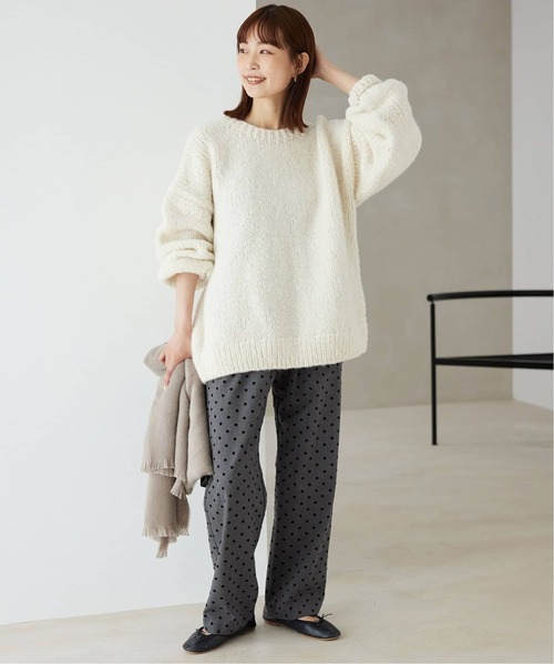 「SLOBE IENA」 イージーパンツ 36 ブラック レディース