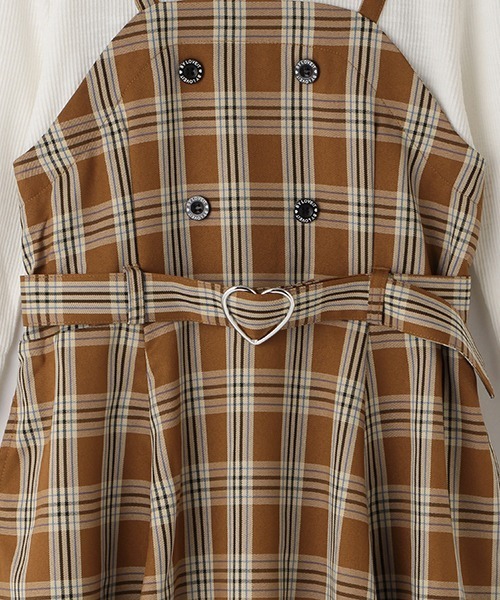 「by LOVEiT」 「KIDS」長袖ワンピース 160cm ブラウン キッズ_画像6