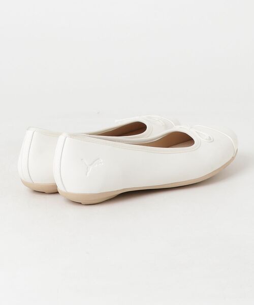 「PUMA」 フラットパンプス 23.5cm ホワイト レディース_画像2