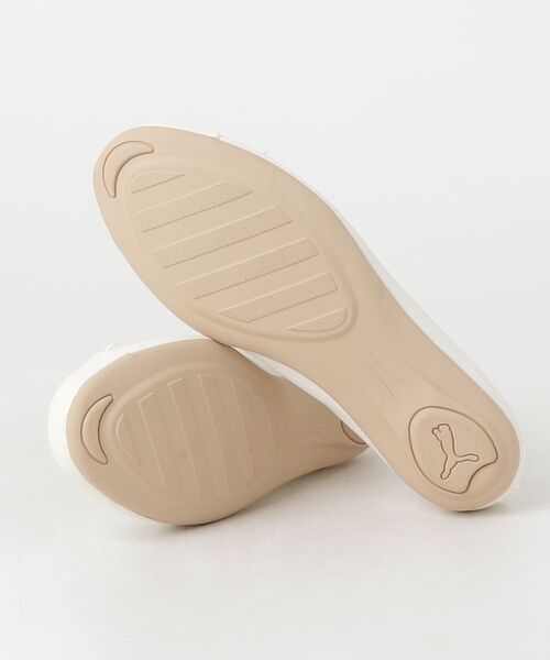「PUMA」 フラットパンプス 23.5cm ホワイト レディース_画像3