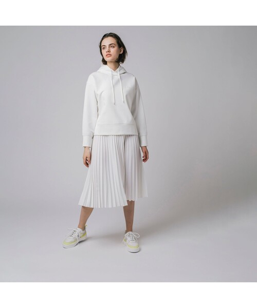 「LACOSTE」 プルオーバーパーカー 34 エンジ レディース_画像4