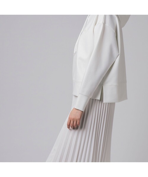 「LACOSTE」 プルオーバーパーカー 34 エンジ レディース_画像5