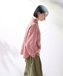 ブラウス シャツ サニークラウズ 梅桃桜チェッ...の詳細画像1