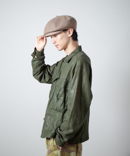 RRL カーキ キャスケット　L/XL RACAL（ラカル） 帽子 キャスケット メンズ Thermo Soft Knit
