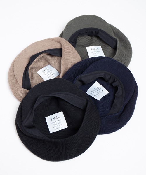 RACAL（ラカル） 帽子 キャスケット メンズ Thermo Soft Knit