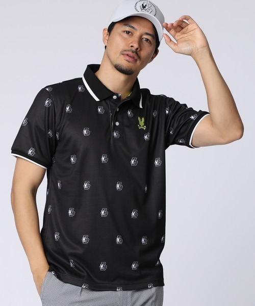 Psycho Bunny（サイコバニー） ポロシャツ 半袖 「GOLF」カレッジ