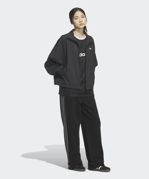 adidas スリーストライプストラックトップ　 XL DH026 adidas（アディダス） ジャージ スリーストライプス ジップ トラック