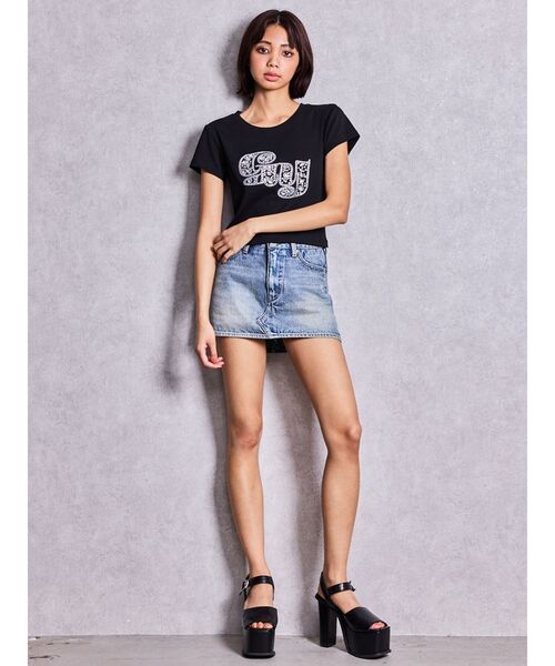 GYDA（ジェイダ） tシャツ gy bijou Tシャツ レディース : ZOZOTOWN