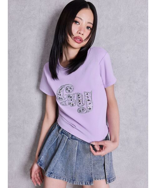 GYDA（ジェイダ） tシャツ gy bijou Tシャツ レディース : ZOZOTOWN