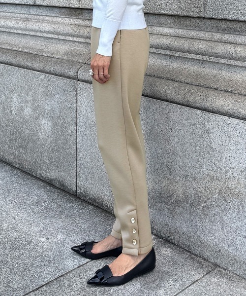 「JENNE」 パンツ MEDIUM ブラック レディースの画像