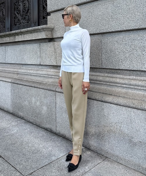 「JENNE」 パンツ MEDIUM ブラック レディースの画像